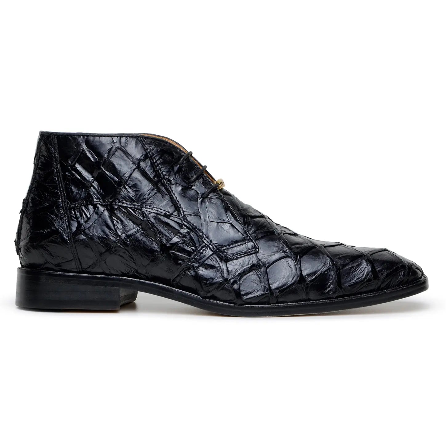 Belvedere Ciro BR03 Black Genuine Pirarucu Oxfords