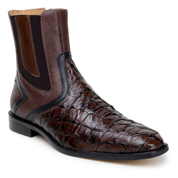 Belvedere Lima BR04 Brown Genuine Pirarucu Boots
