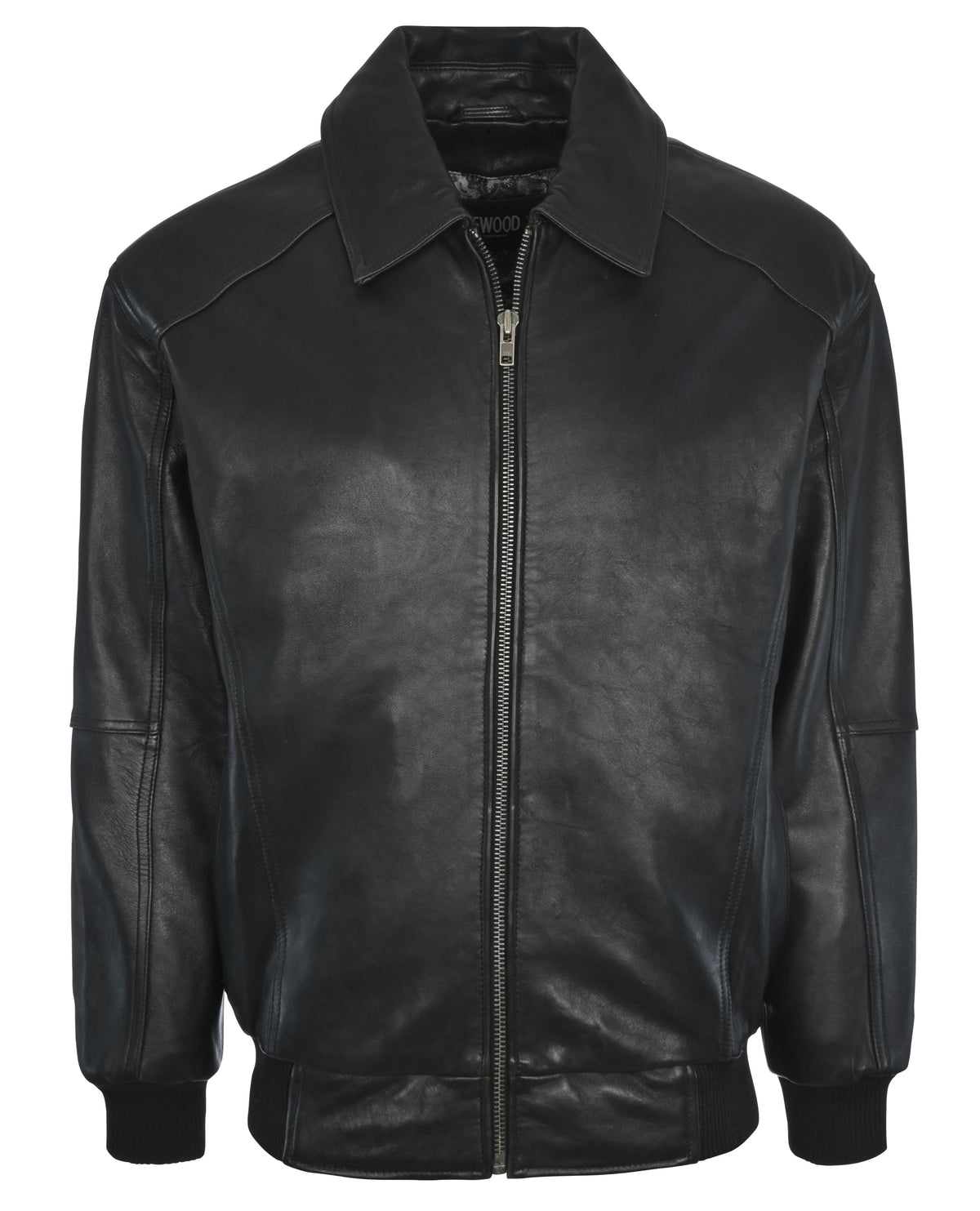 Jakewood 1051 Black Genuine Lambskin Baseball Varsity Jacket