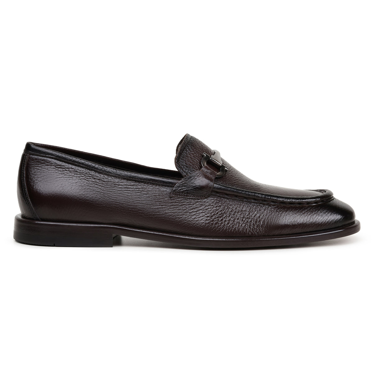 Belvedere Emilio Brown Genuine Italian Deerskin Leather Loafers