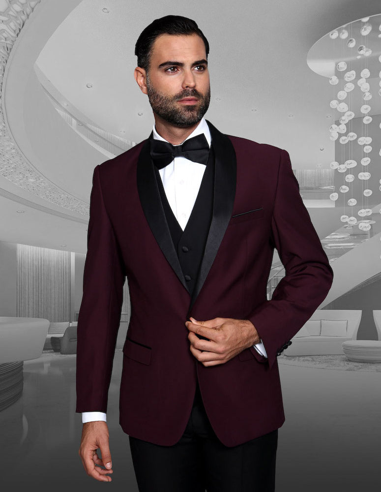 Statement Encore Burgundy Tuxedo