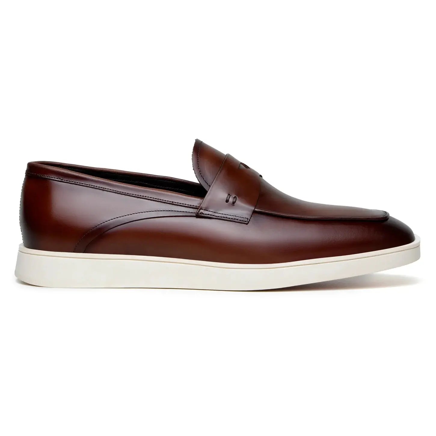 Belvedere Maurizio Cognac Genuine Nappa Leather Loafers