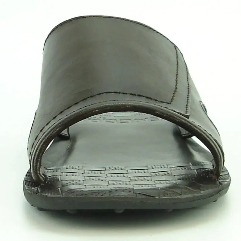 Fiesso FI-4042 Coffee Leather Sandals