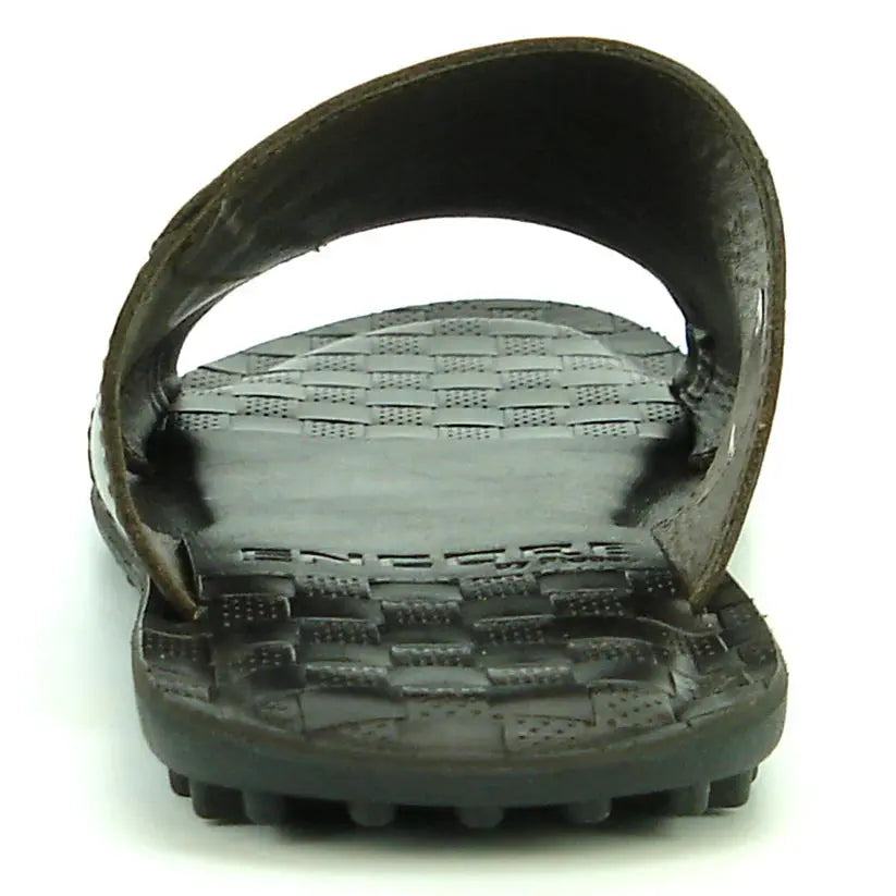 Fiesso FI-4042 Coffee Leather Sandals
