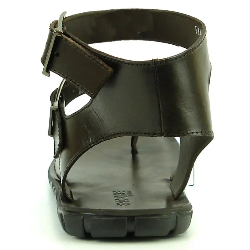 Fiesso FI-4044 Coffee Roman Leather Sandals
