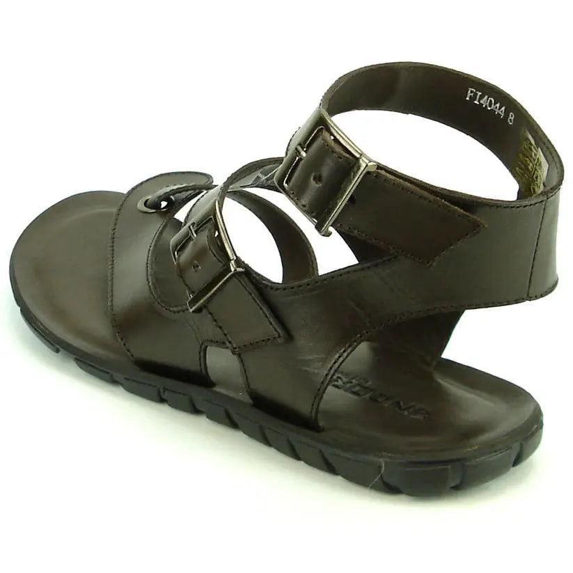 Fiesso FI-4044 Coffee Roman Leather Sandals