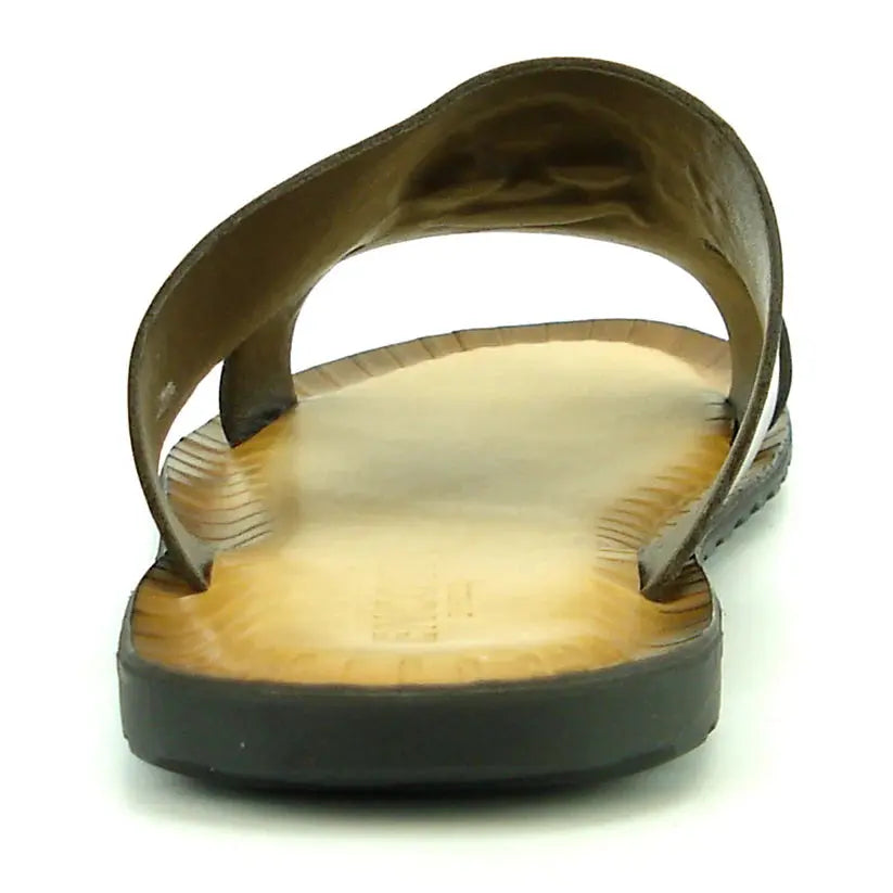 Fiesso FI-4048 Black Leather Sandals