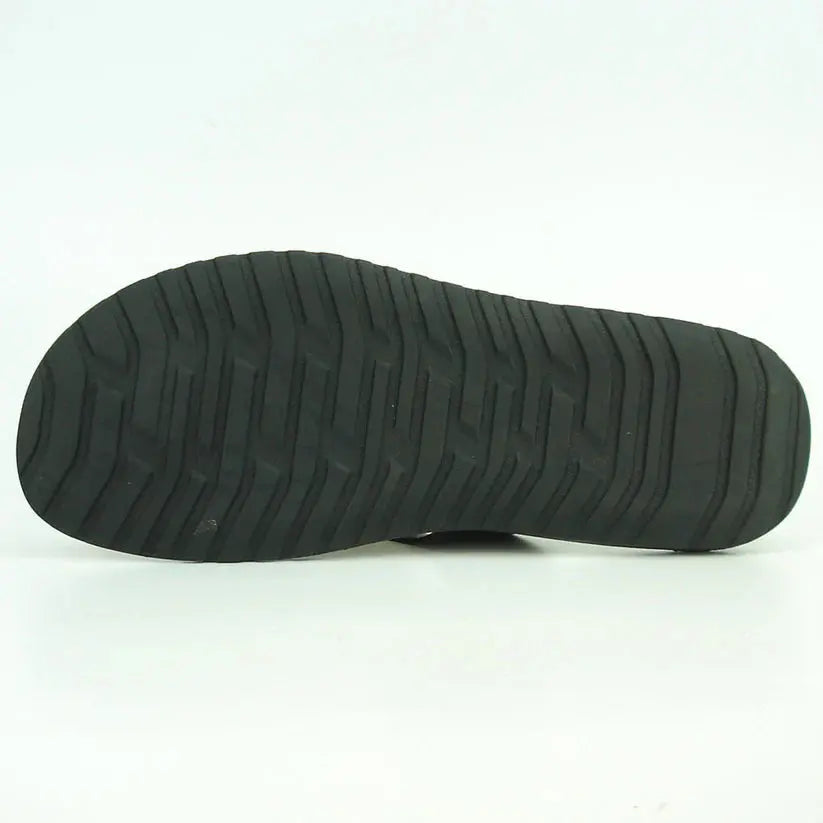 Fiesso FI-4049 Black Leather Sandals