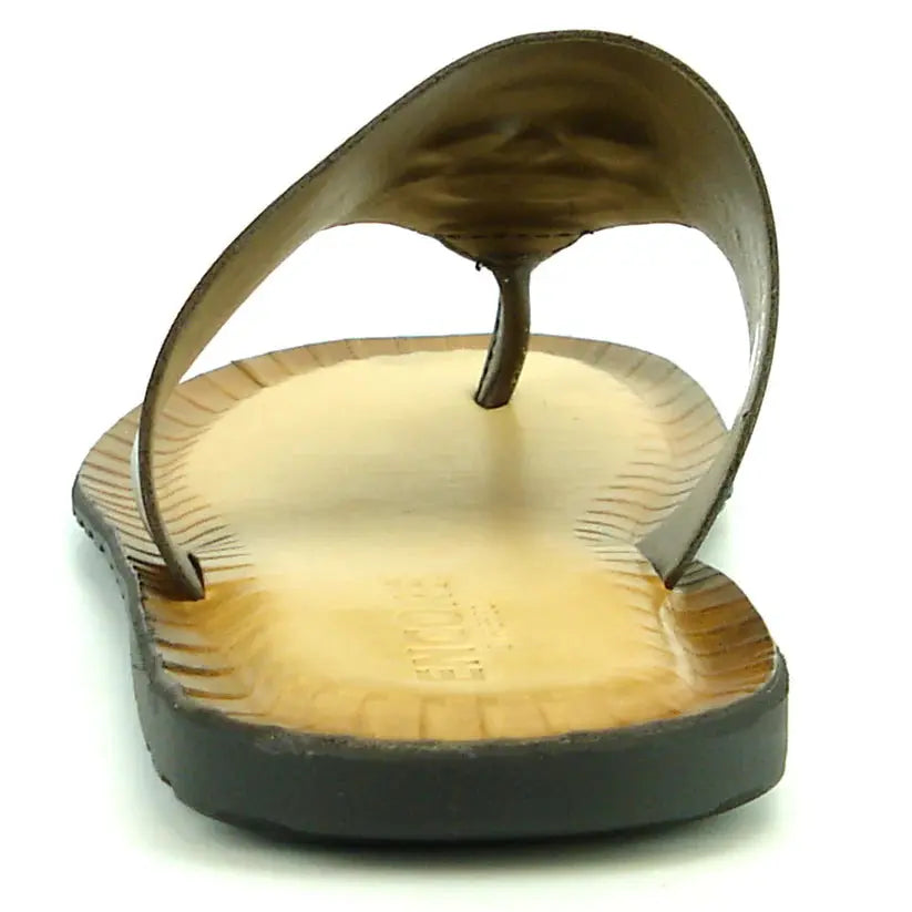 Fiesso FI-4049 Coffee Leather Sandals