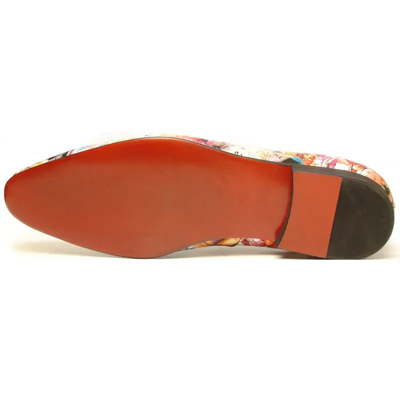 Fiesso FI-6793 Multi Leather Slip On Loafers