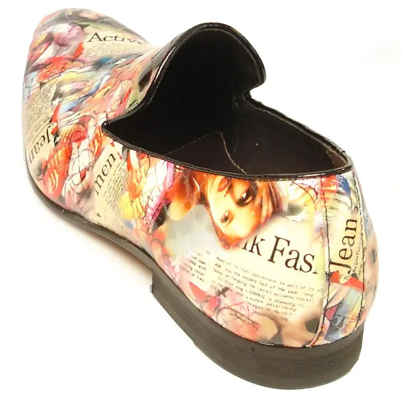 Fiesso FI-6793 Multi Leather Slip On Loafers