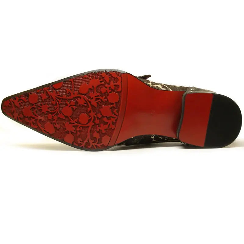 Fiesso FI-6988 Grey Genuine Leather Loafers