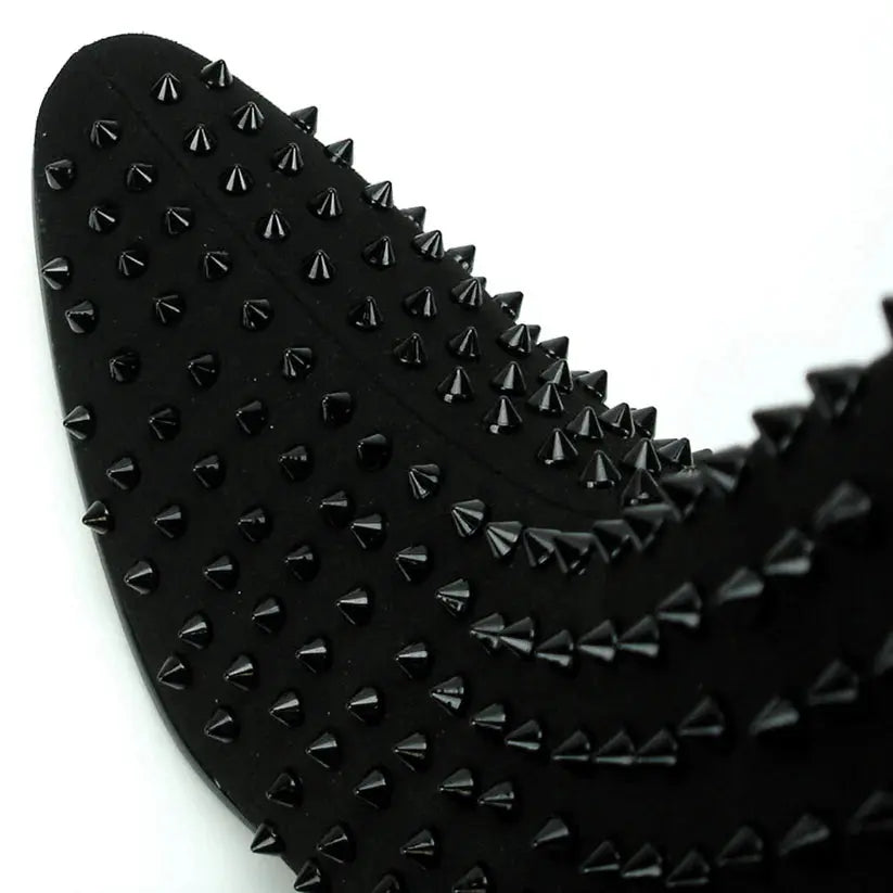 Fiesso FI-7142 Black Suede High Heel Boots