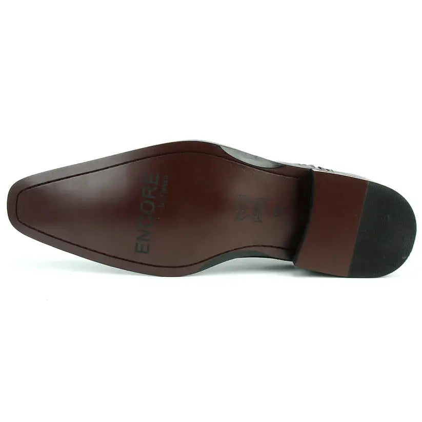 Fiesso FI-8713 Green Lace up Oxfords