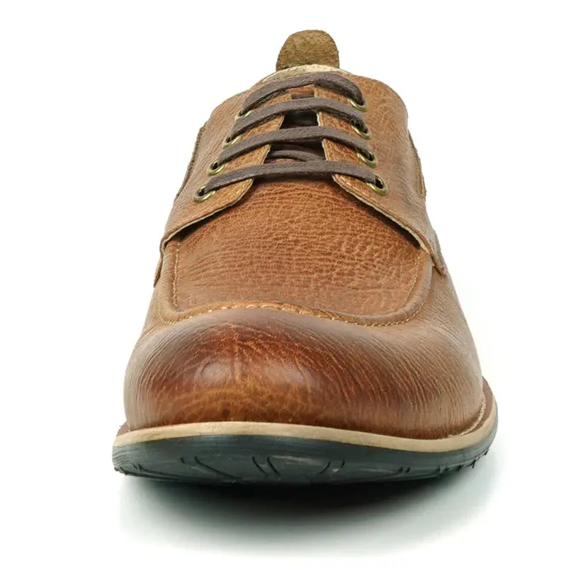 Fiesso FI-9048 Brown Genuine Leather Oxfords