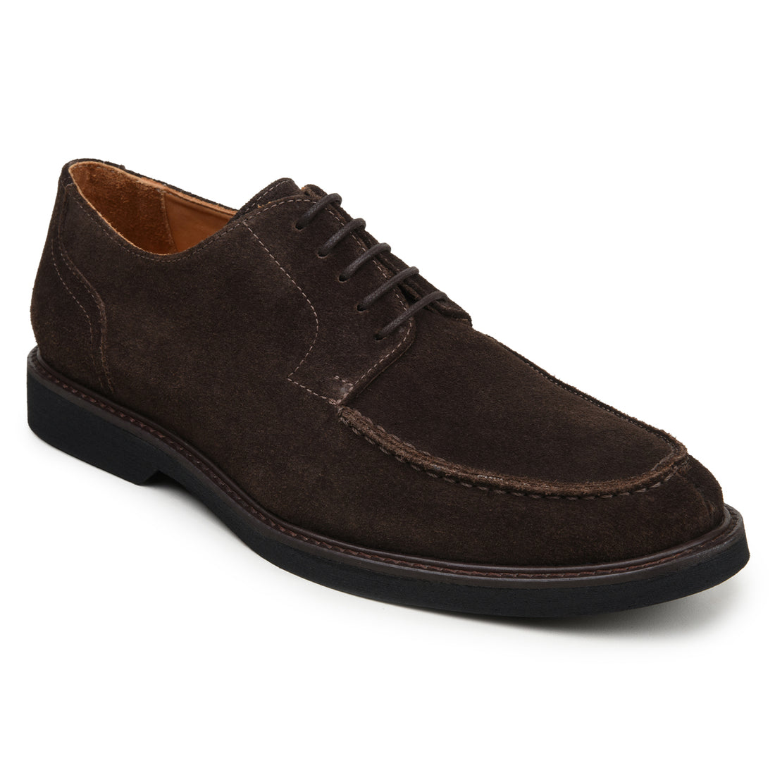 Belvedere Franco Chocolate Genuine Leather Italian Suede Oxfords