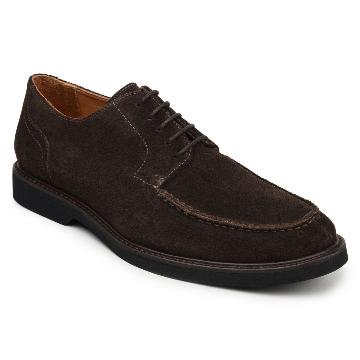 Belvedere Franco Chocolate Genuine Leather Italian Suede Oxfords