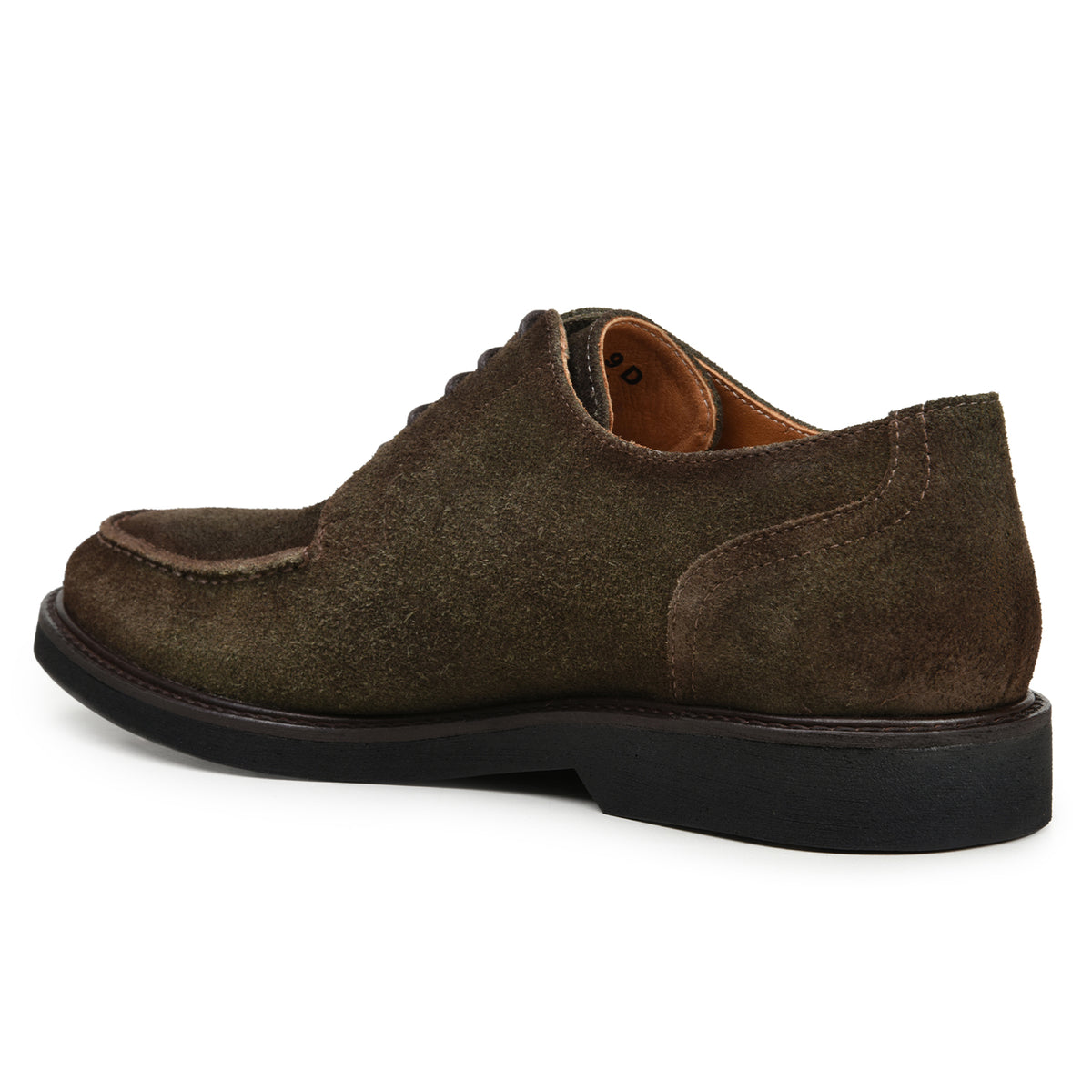 Belvedere Franco Olive Genuine Leather Italian Suede Oxfords