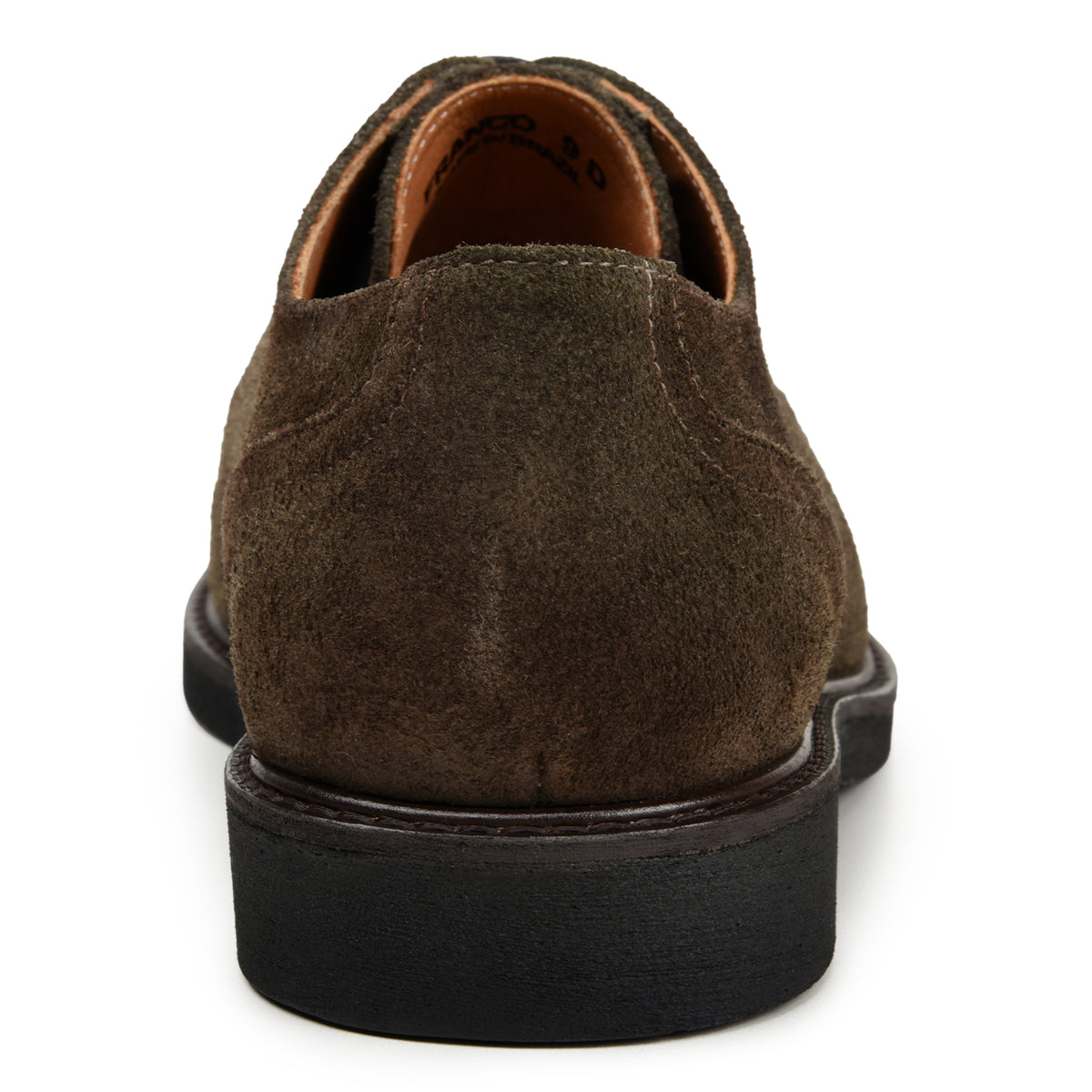 Belvedere Franco Olive Genuine Leather Italian Suede Oxfords