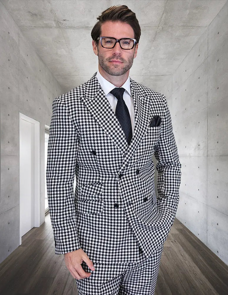 Statement DB-Masimo Black Super 200's Italian Wool Suit