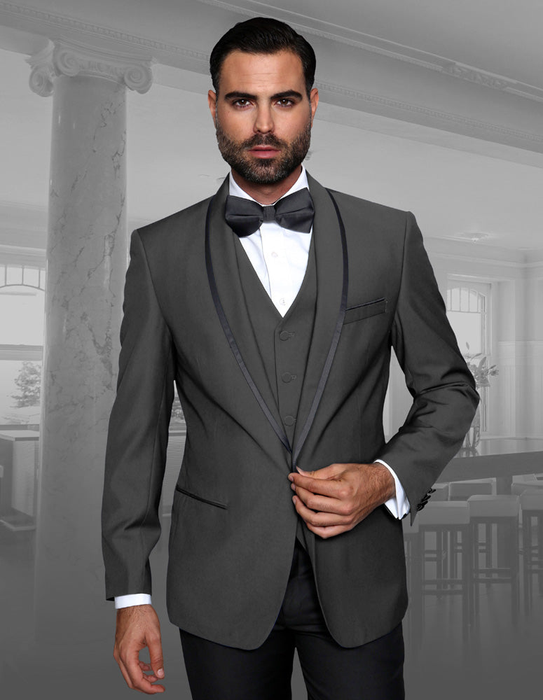 Statement Genova Charcoal Tuxedo