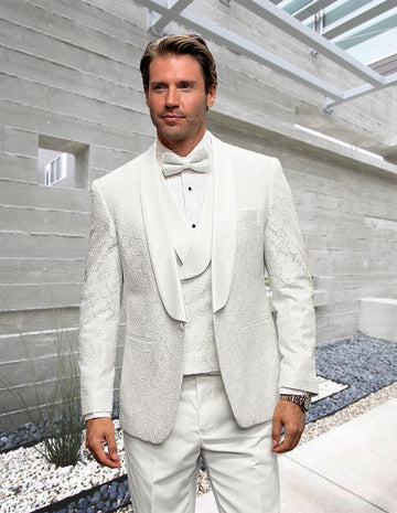 Statement Grammy White Tuxedo