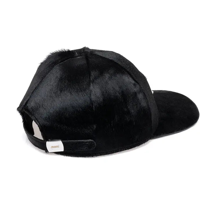 Mauri Black Genuine Pony Hat