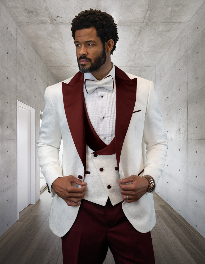 Statement Hilton Burgundy Tuxedo