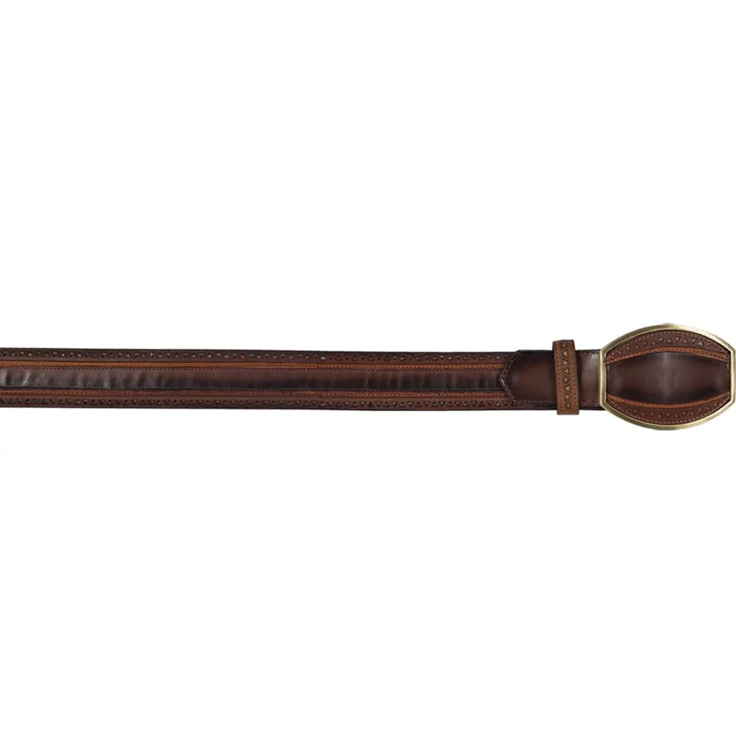Los Altos C24U3807 Brown Genuine Leather Belt