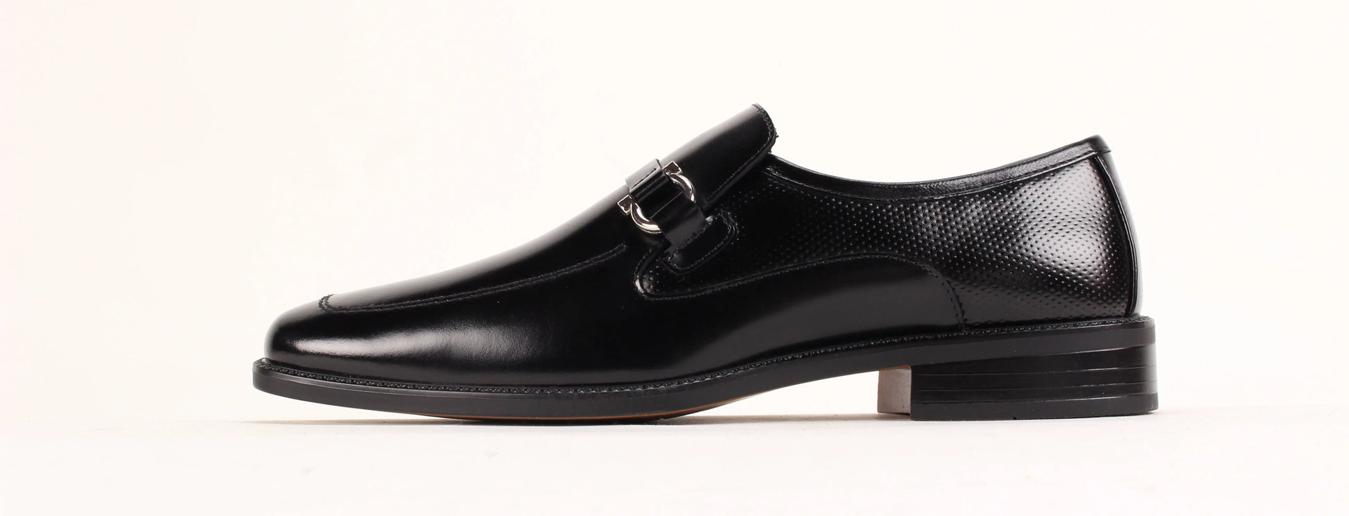 Giorgio Venturi 7061 Black Genuine Leather Oxfords