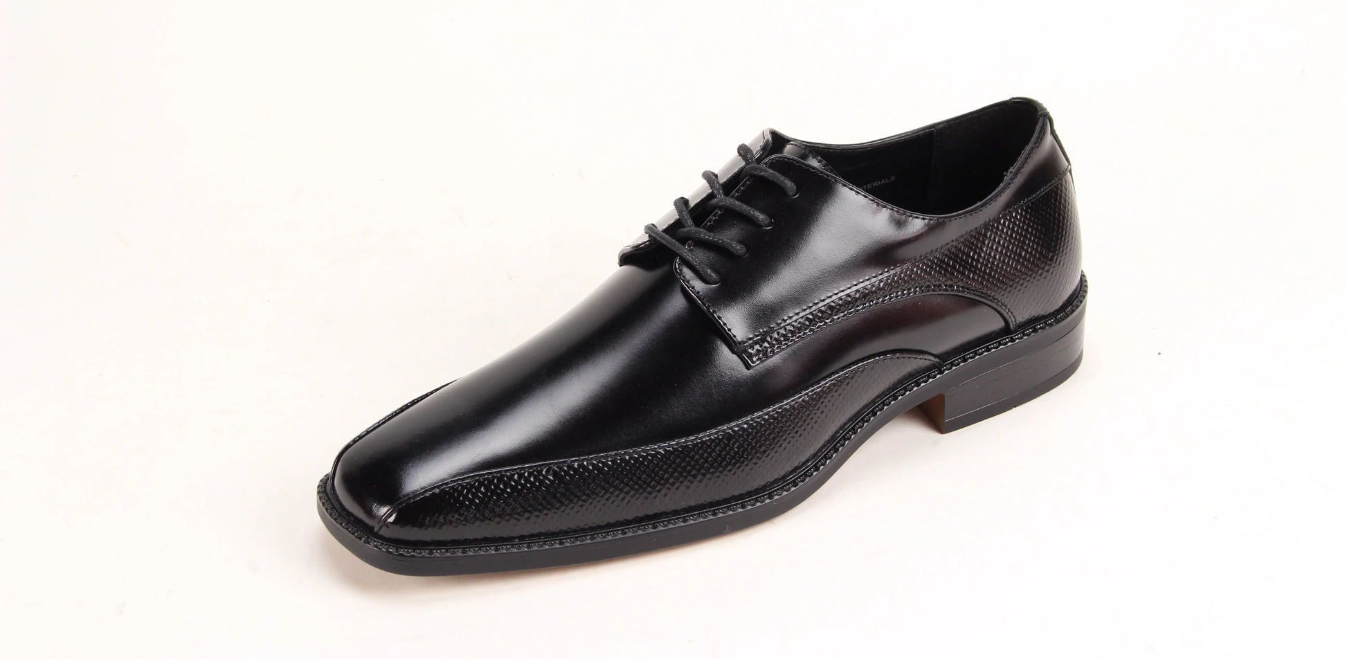 Giorgio Venturi 7060 Black Genuine Leather Oxfords