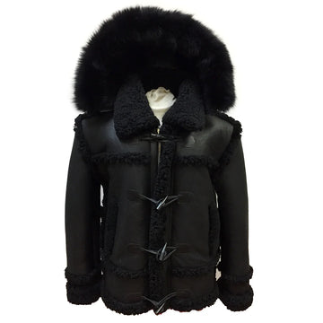 Jakewood 4700 Black Genuine Sheepskin Jacket
