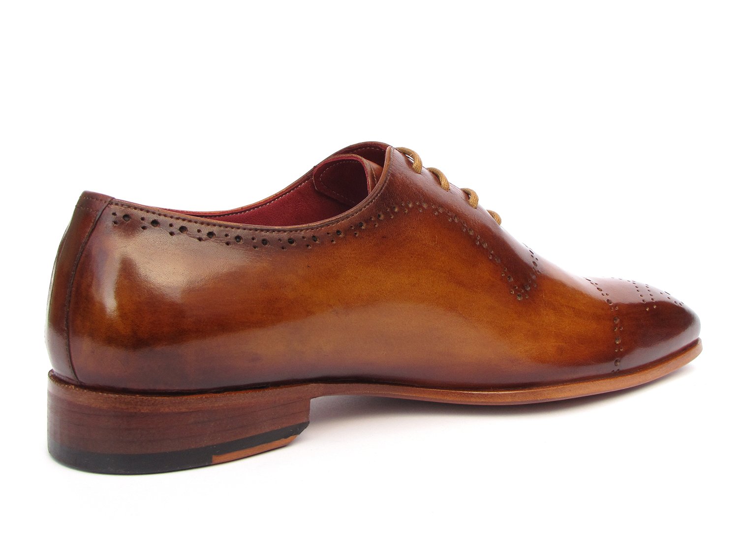 Paul Parkman Light Brown Classic Brogues (ID#ZLS32CML) PAUL PARKMAN