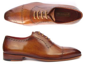 Paul Parkman Light Brown Classic Brogues (ID#ZLS32CML) PAUL PARKMAN