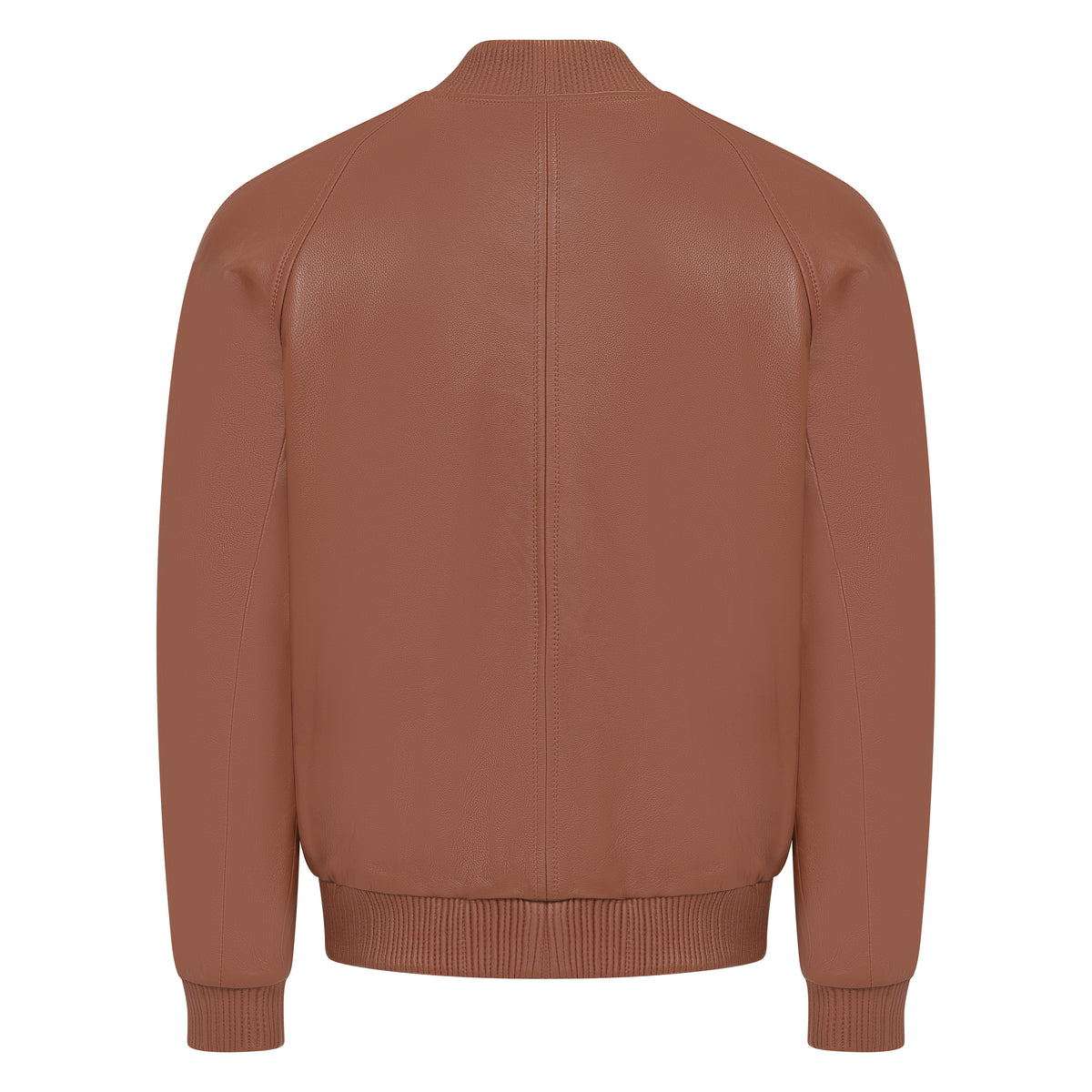 Jakewood 1051 Brick Genuine Lambskin Baseball Varsity Jacket