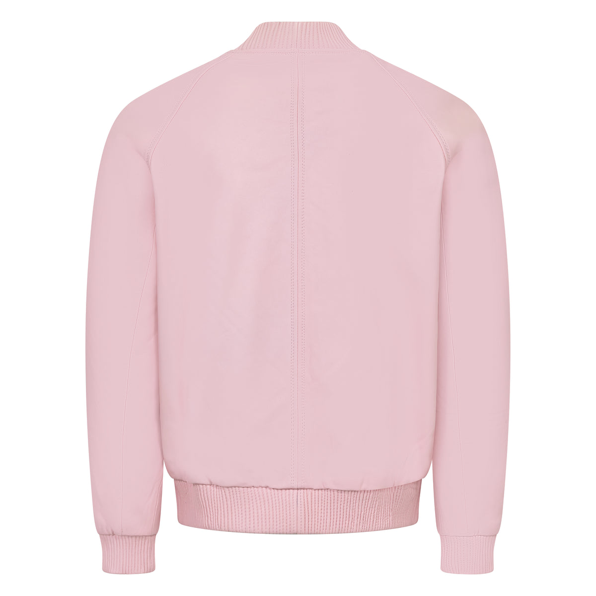 Jakewood 1051 Pink Genuine Lambskin Baseball Varsity Jacket