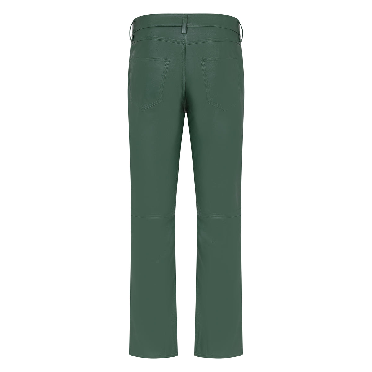 Jakewood 123 Emerald Green Genuine Lambskin Leather Pants
