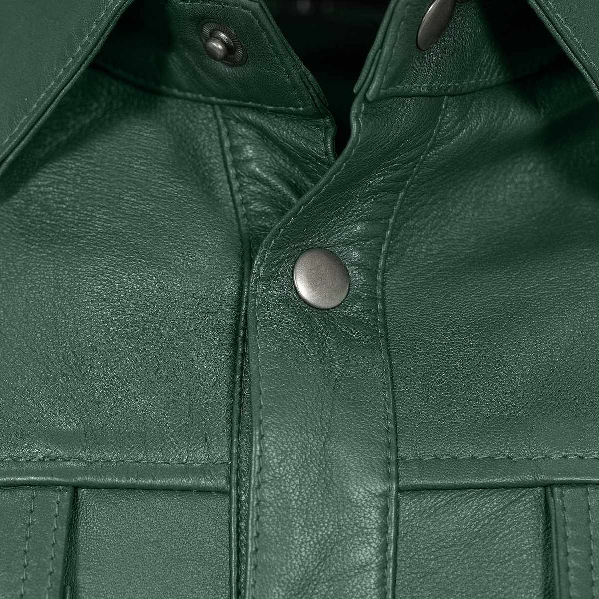 Jakewood 123 Emerald Green Genuine Lambskin Shirt/Pants Set