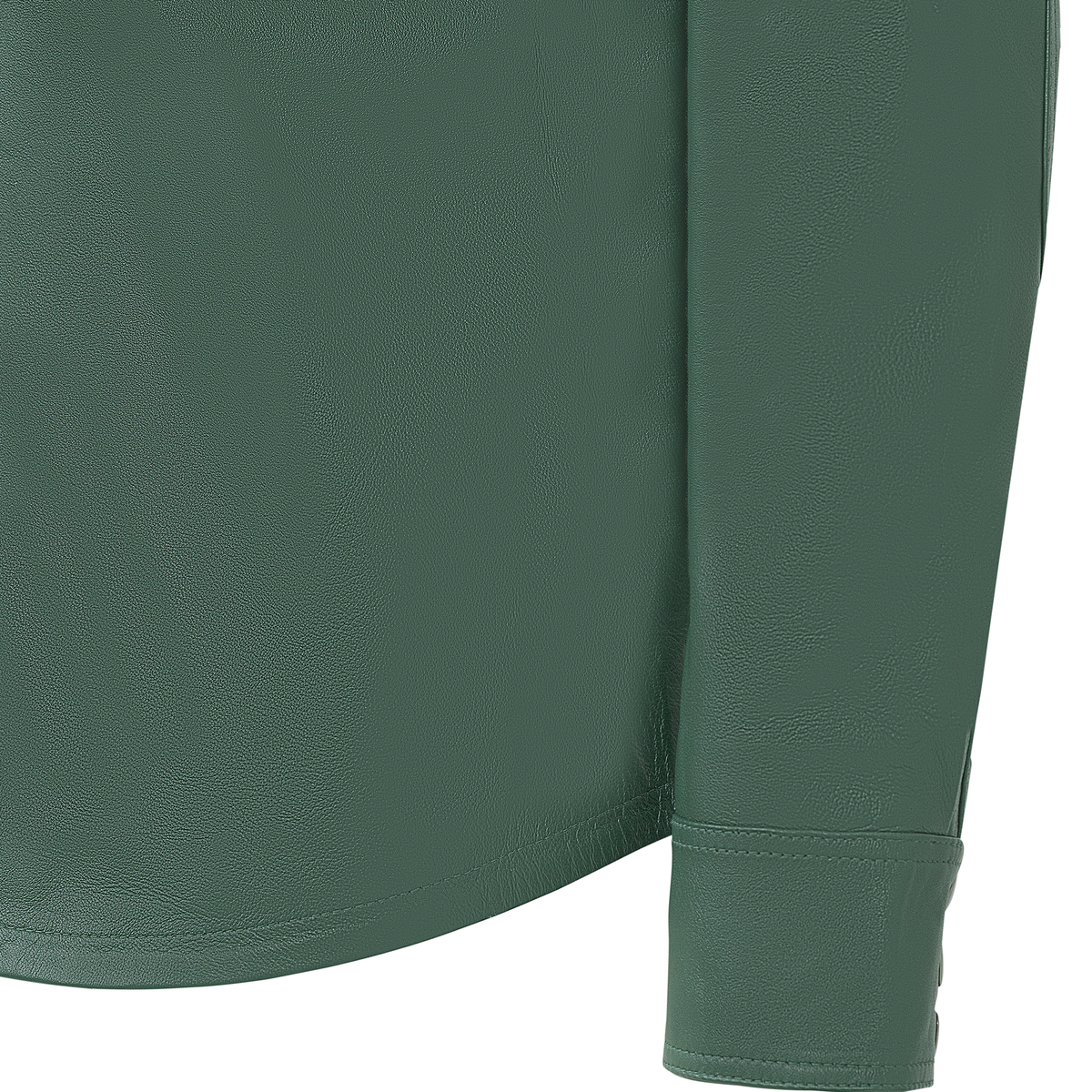Jakewood 123 Emerald Green Genuine Lambskin Shirt/Pants Set