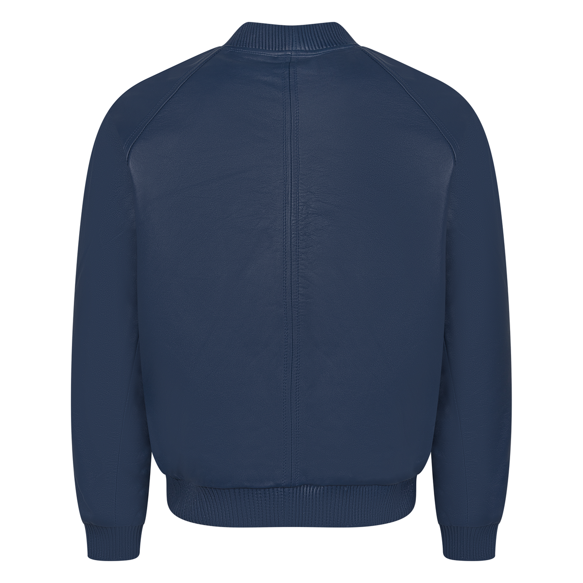 Jakewood 1051 Navy Genuine Lambskin Baseball Varsity Jacket