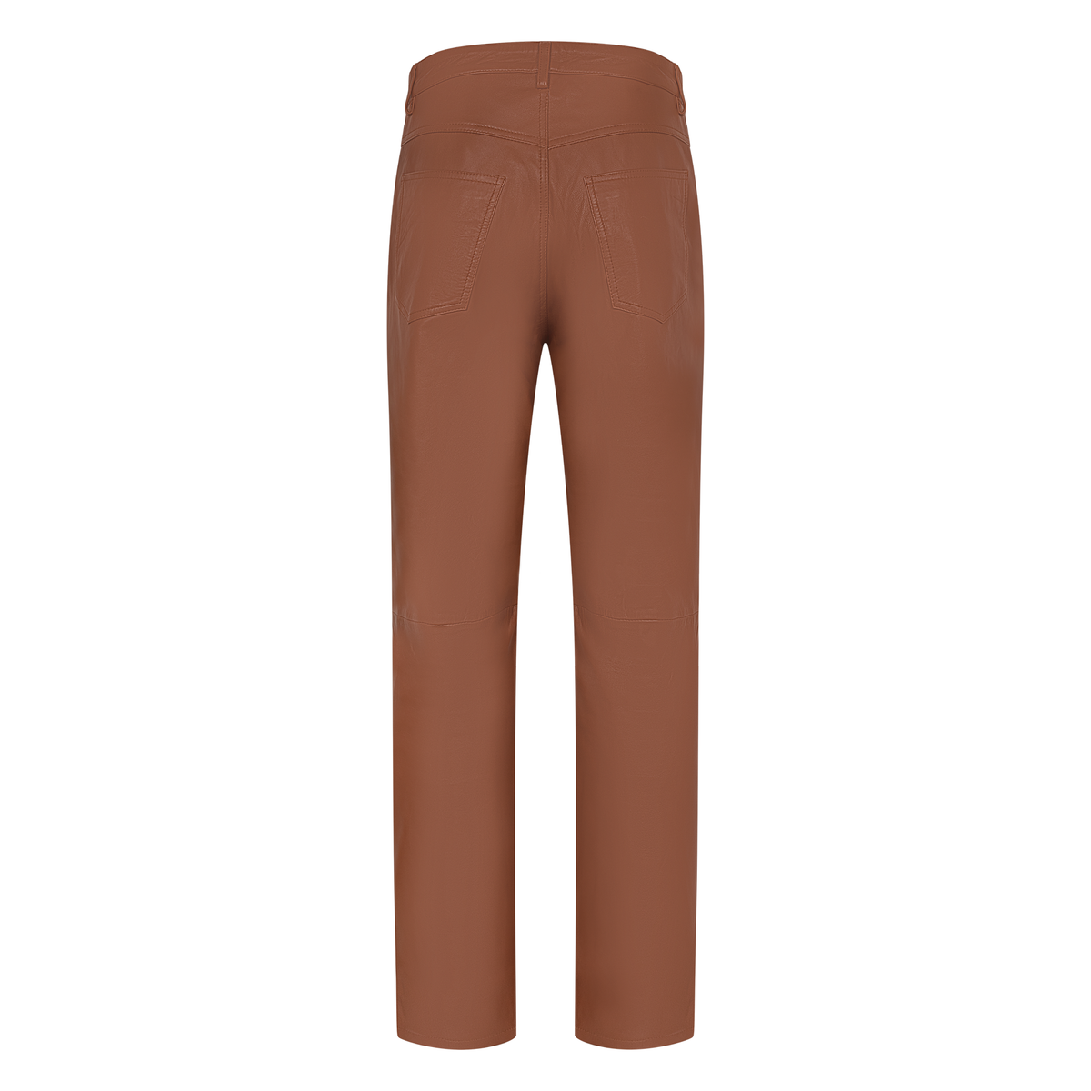Jakewood 123 Brick Genuine Lambskin Leather Pants