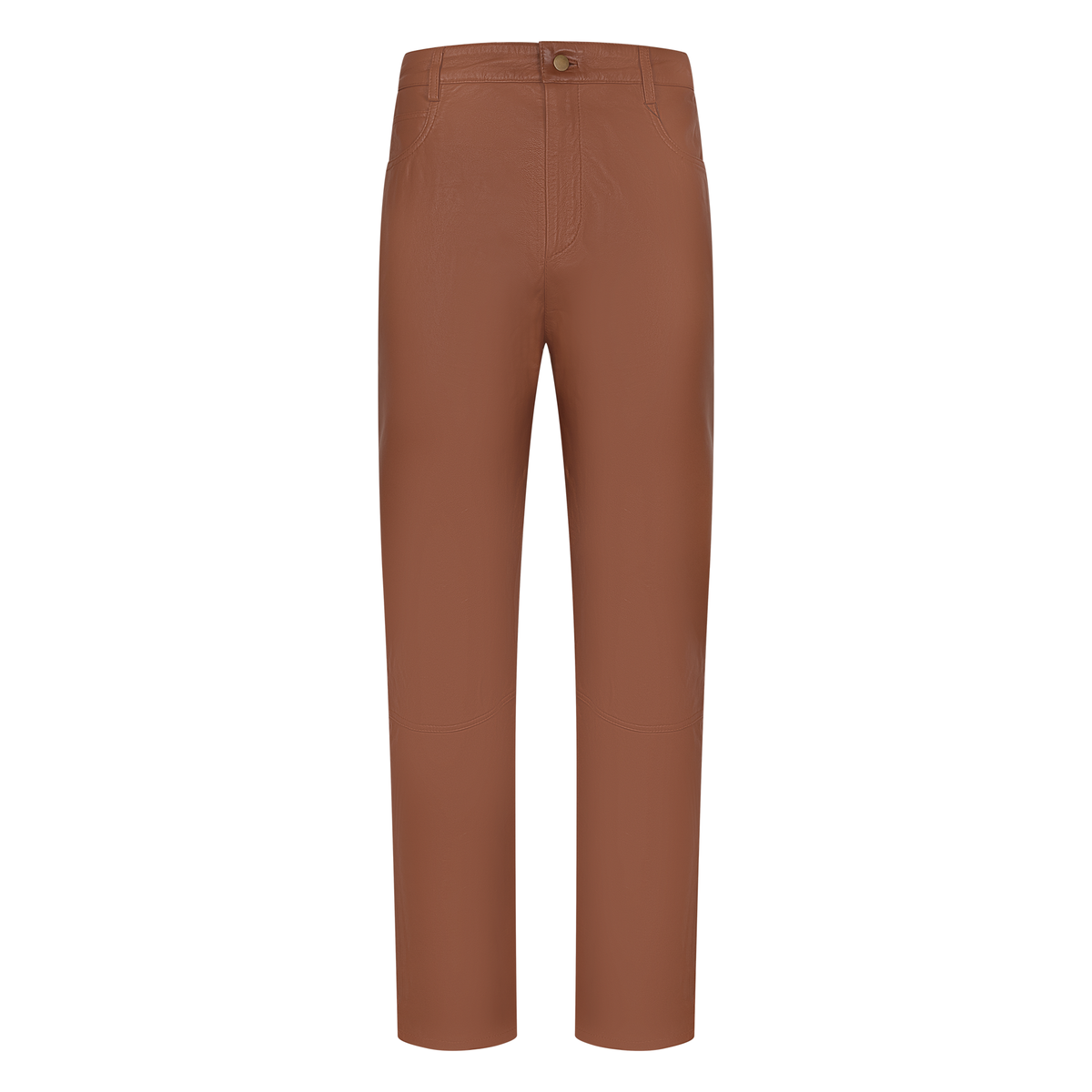 Jakewood 123 Brick Genuine Lambskin Leather Pants