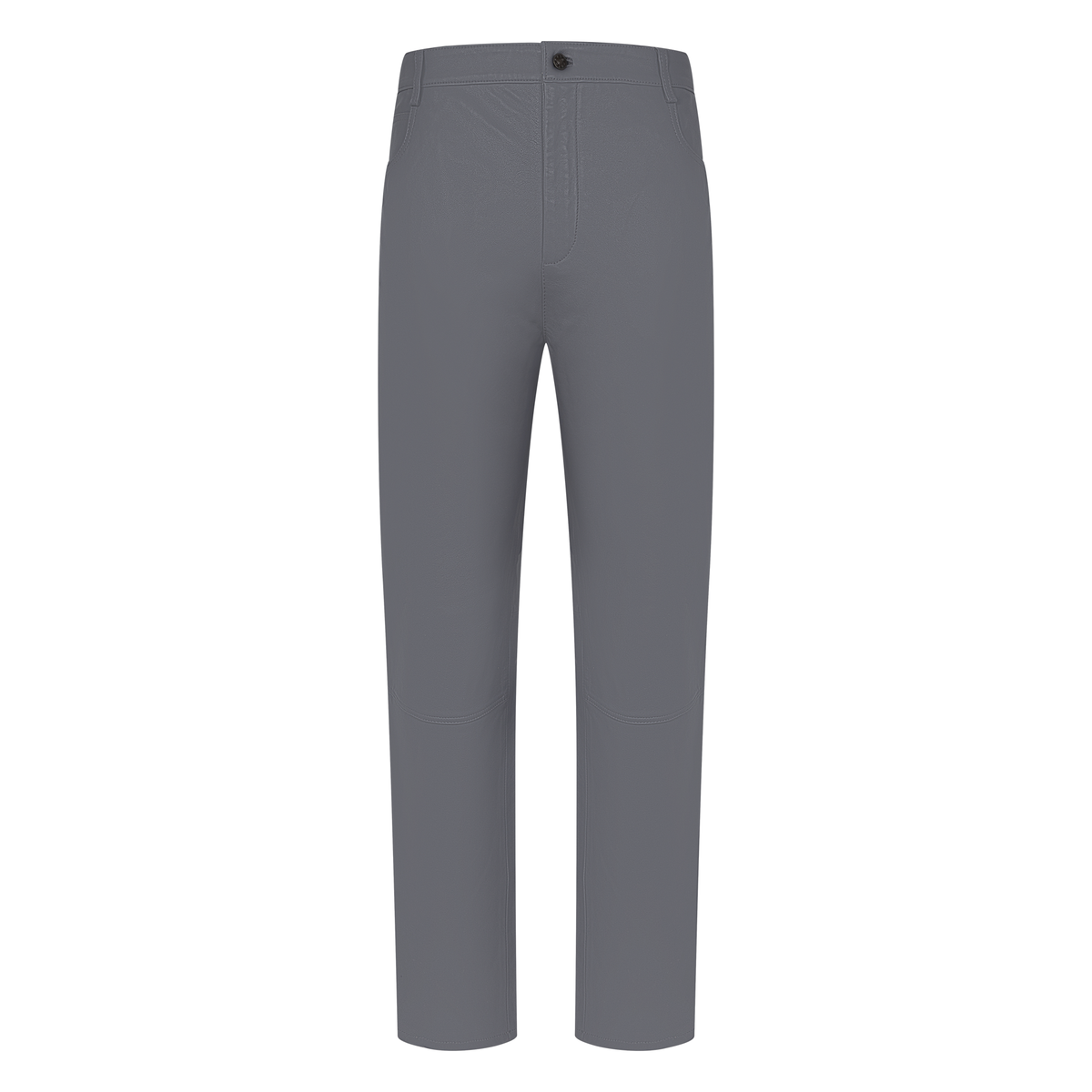 Jakewood 123 Gray Genuine Lambskin Leather Pants