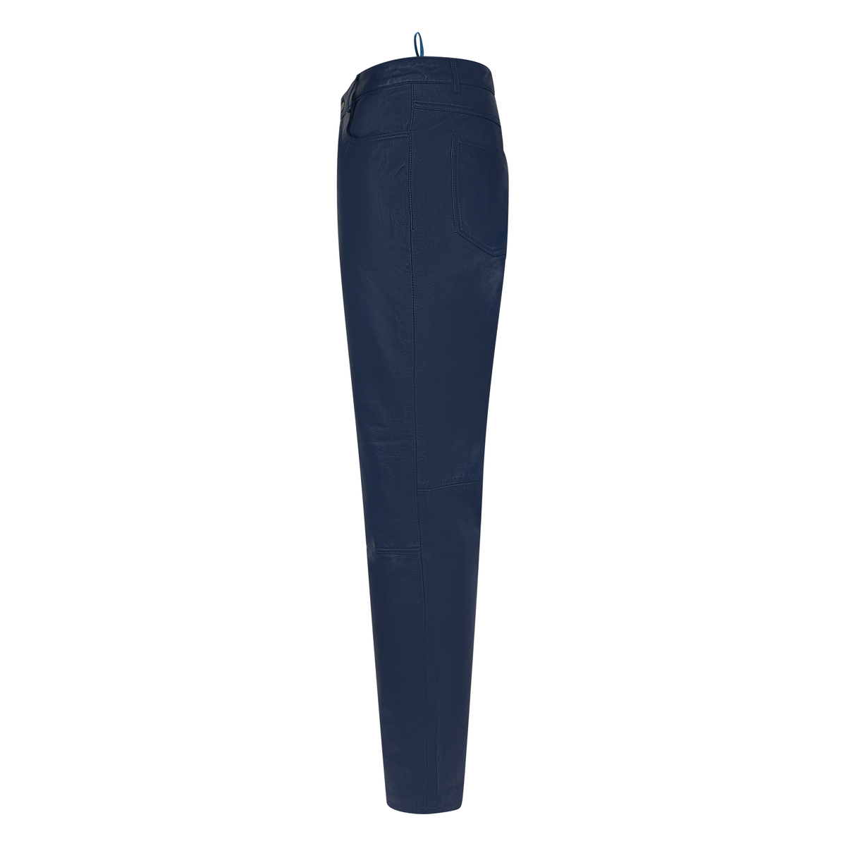 Jakewood 123 Navy Genuine Lambskin Leather Shirt/Pants Set