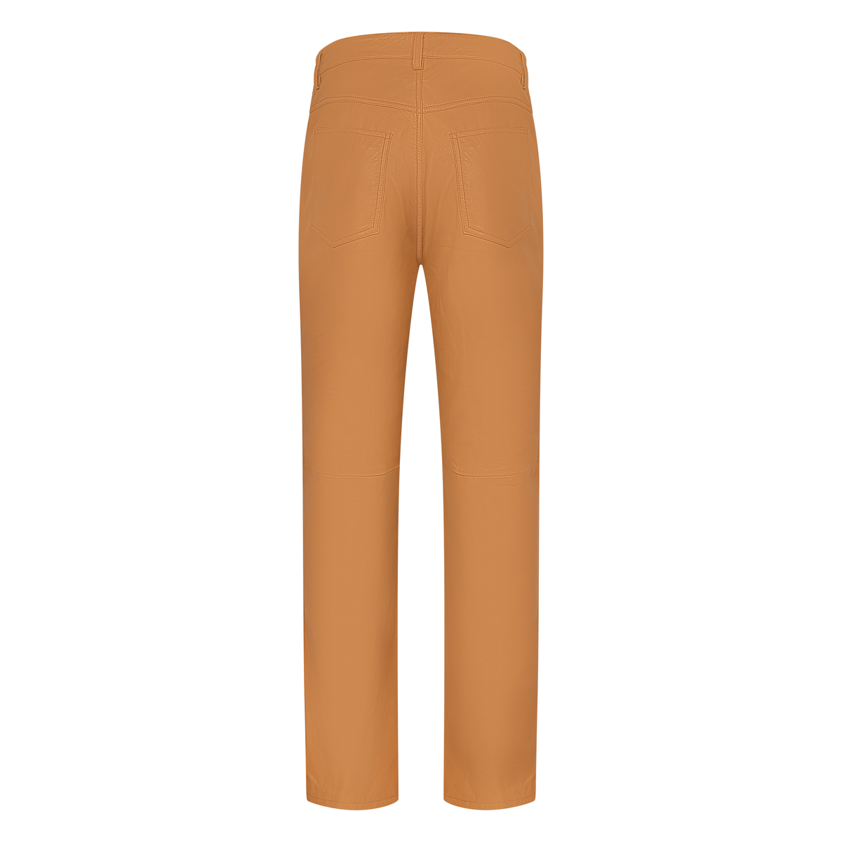Jakewood 123 Tan Genuine Lambskin Leather Shirt/Pants Set
