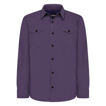 Jakewood 2502 Purple Genuine Lambskin Leather Shirt