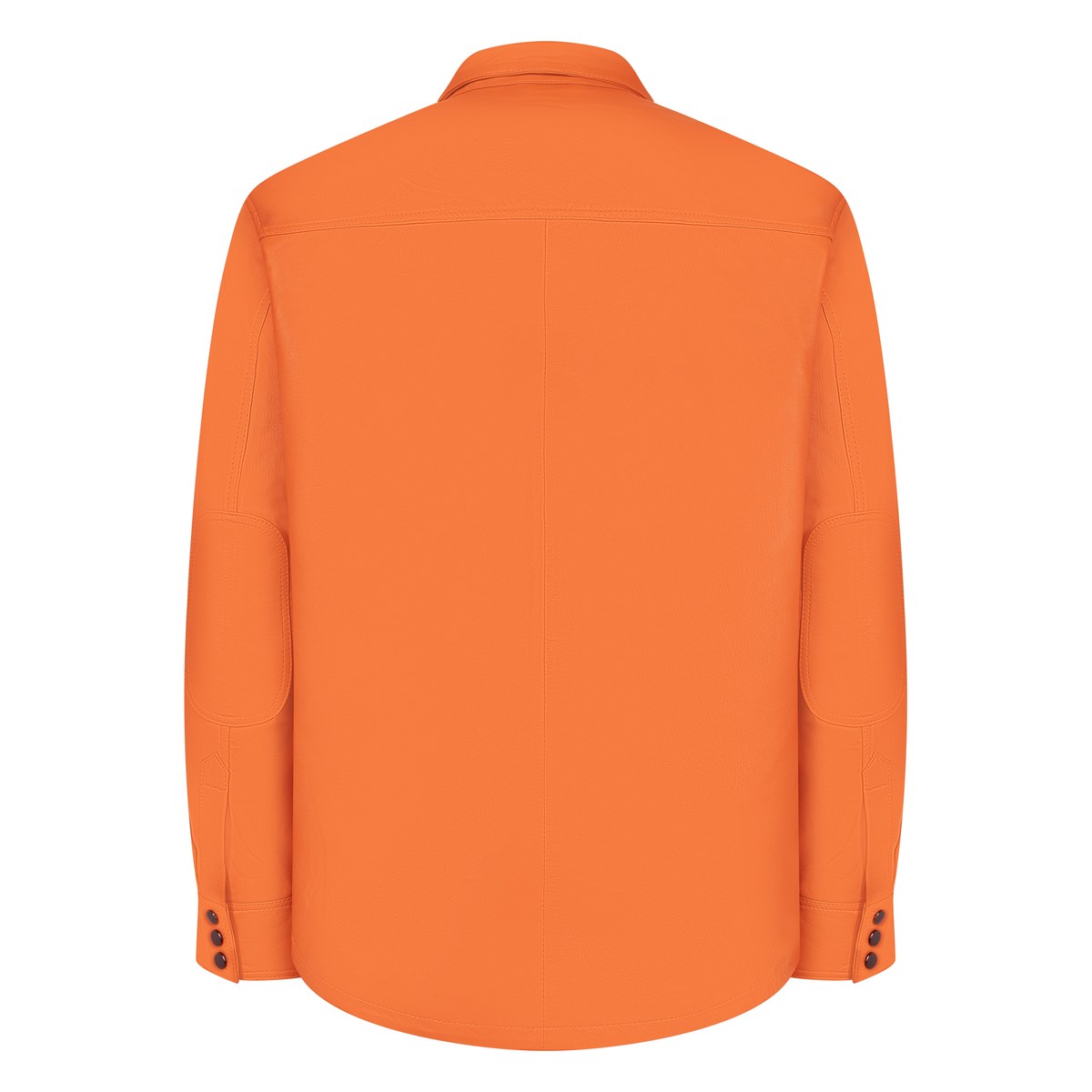 Jakewood 2502 Rust Genuine Lambskin Leather Shirt