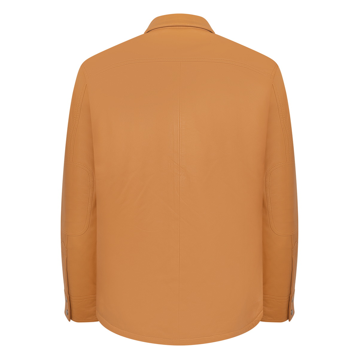Jakewood 123 Tan Genuine Lambskin Leather Shirt/Pants Set