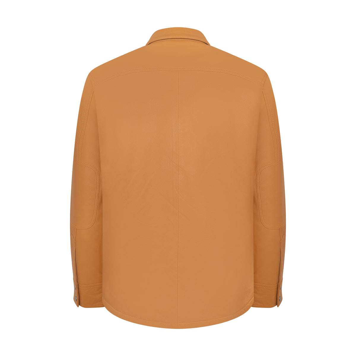 Jakewood 2502 Tan Genuine Lambskin Leather Shirt