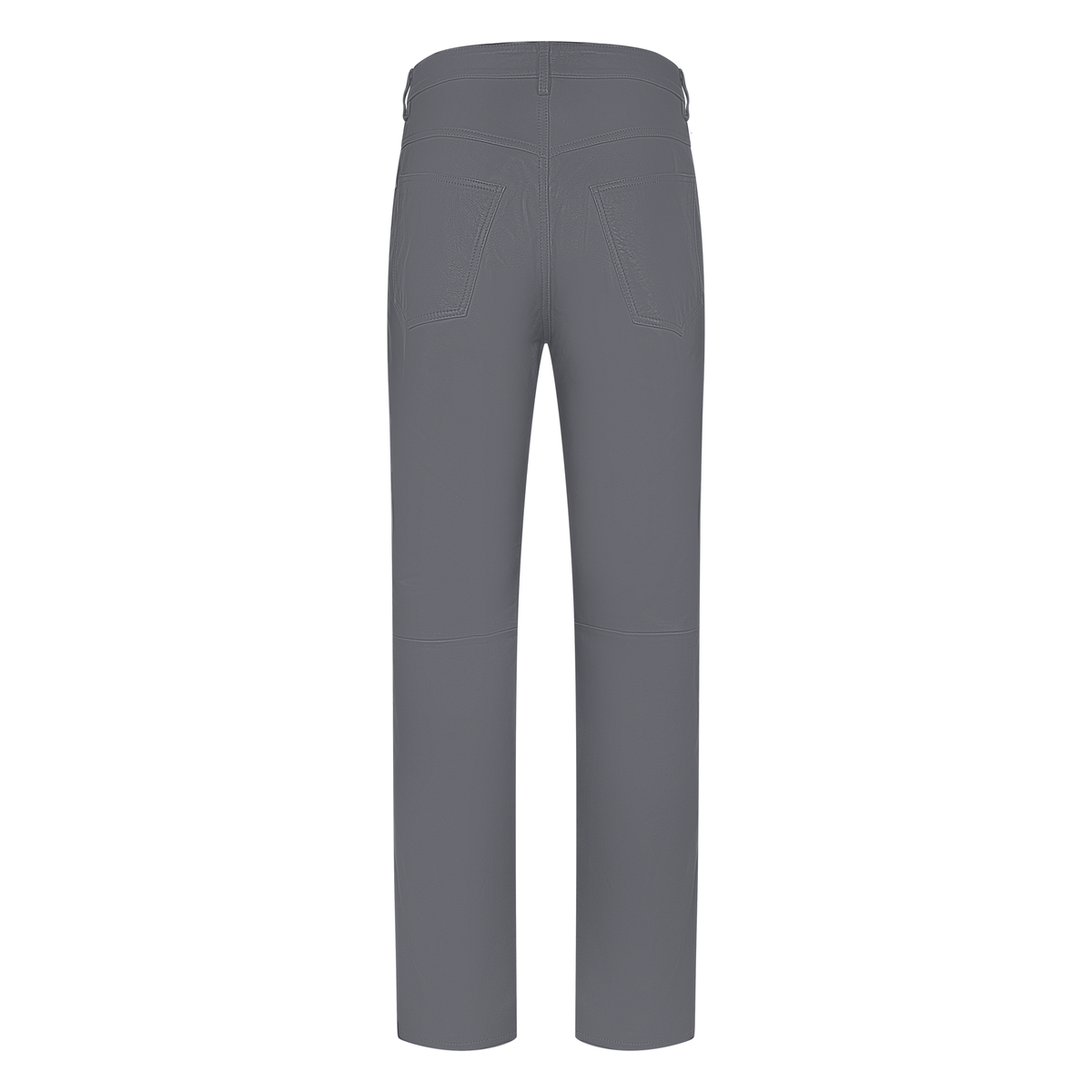 Jakewood 123 Gray Genuine Lambskin Leather Pants
